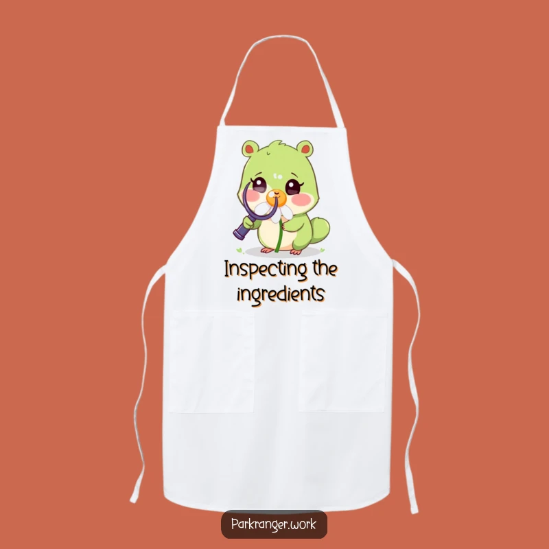 Funny Nature Detective Apron: Curious Animal, Perfect Garden Gift