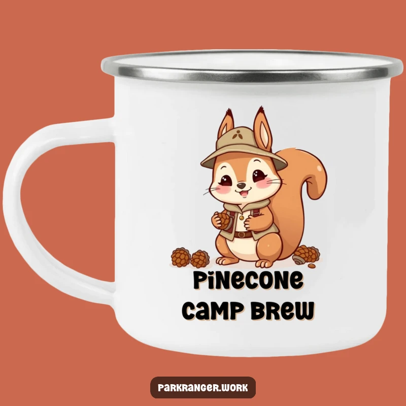Funny Squirrel Ranger Camping Mug: Forest Finds, Hilarious Gift