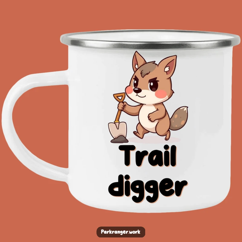 Funny Adventure Mug: Determined Shovel Companion, Great Funny Gift!