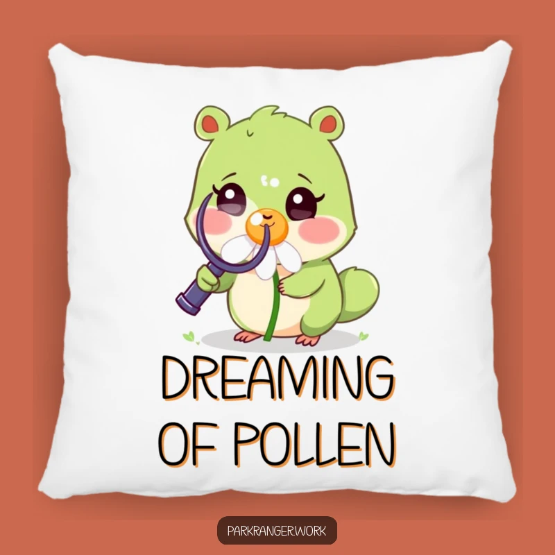 Funny Nature Detective Pillow: Curious Animal, Perfect Cozy Gift