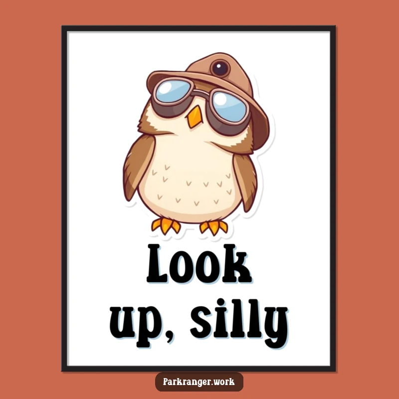 Funny Owl Ranger Poster: Celestial Dreams, Hilarious Art