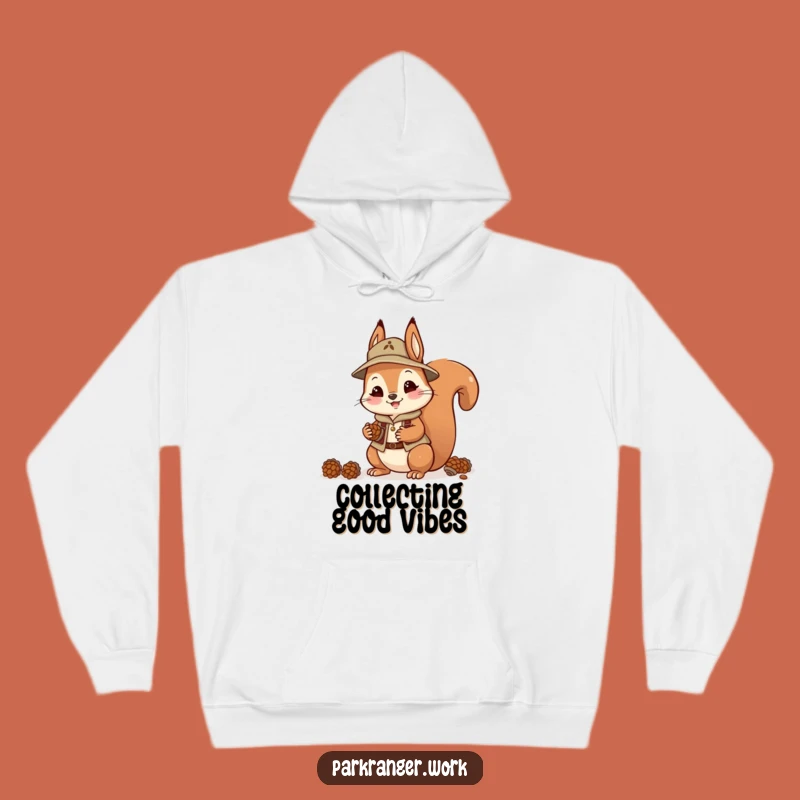 Funny Squirrel Ranger Hoodie: Cozy Collector, Hilarious Gift