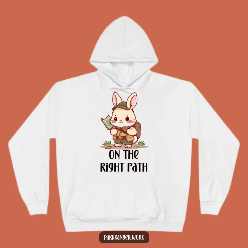 Funny Bunny Ranger Hoodie: Cozy Determination, Hilarious Gift