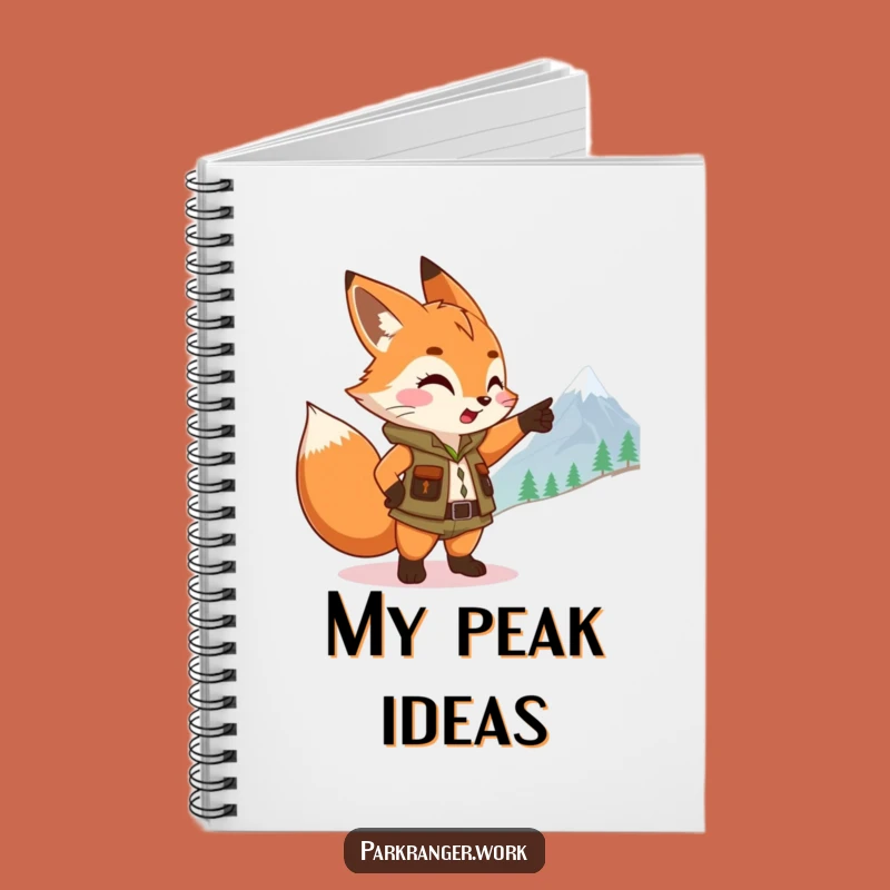 Funny Fox Ranger Notebook: Journal Your Adventures, Gift Idea
