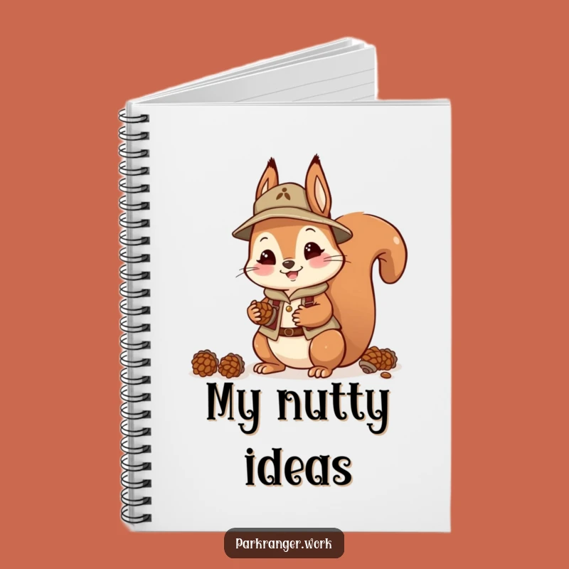 Funny Squirrel Ranger Notebook: Journal Your Finds, Gift Idea