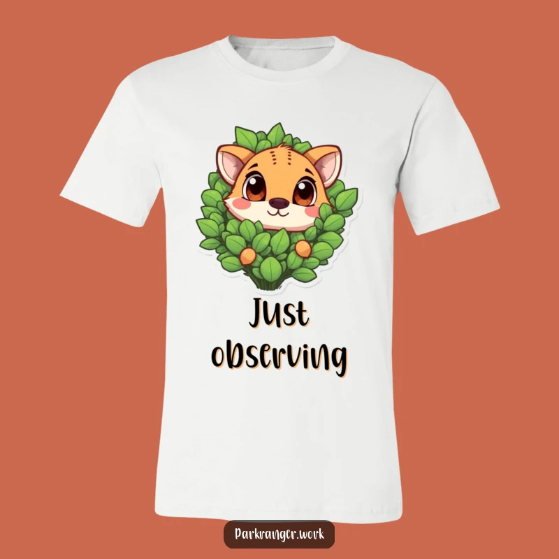 Funny Peeking Animal T-Shirt: Expressive Eyes Design, Perfect Funny Gift!